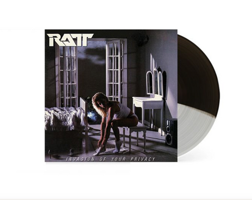 Ratt 'Invasion Of Your Privacy' LP Black Grey White Segment Vinyl