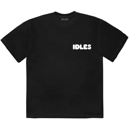 Idles 'Cartoon Flower' (Black) T-Shirt