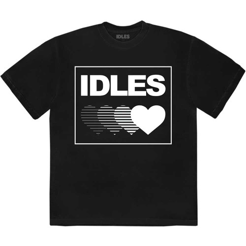 Idles 'Gradient Heart' (Black) T-Shirt