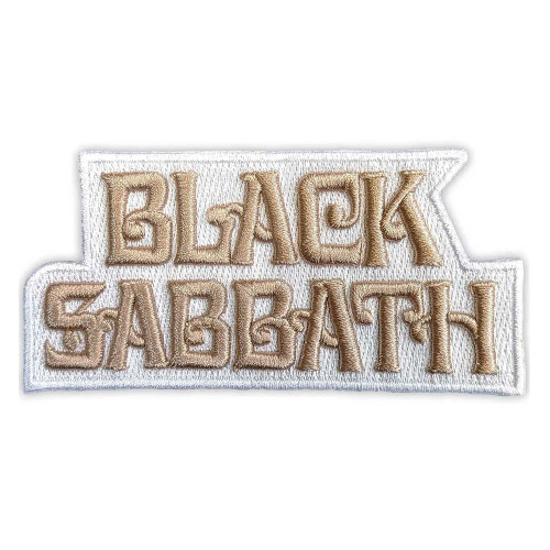 Black Sabbath '3D Text Logo' (Iron On) Patch