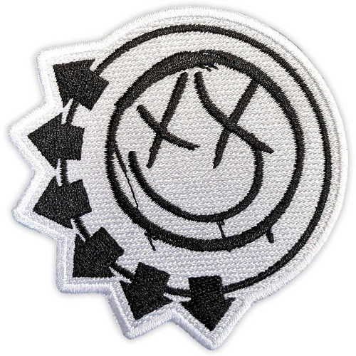 Blink-182 'Black Six-Arrow Smile' (Iron On) Patch