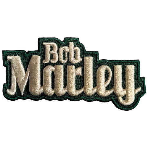 Bob Marley 'Text Logo' (Iron On) Patch