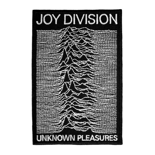 Joy Division 'Unknown Pleasures' (Iron On) Patch