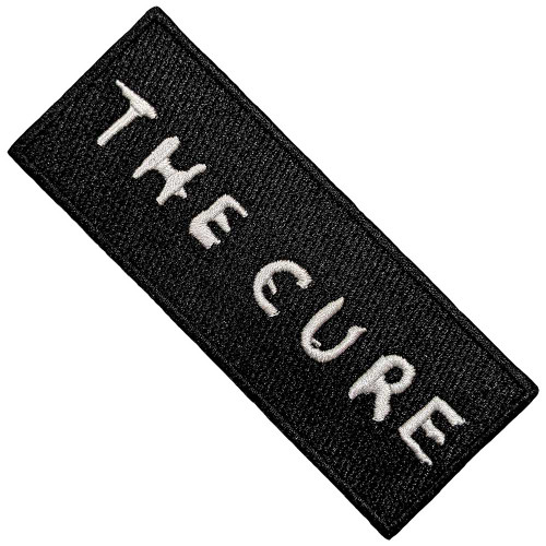 The Cure 'Text Logo' (Iron On) Patch