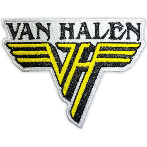 Van Halen 'Text & Yellow Logo' (Iron On) Patch
