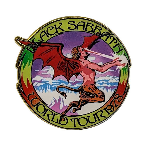 Black Sabbath 'World Tour 1978' Pin Badge