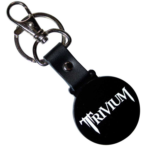 Trivium 'Classic Logo Mono Circle' Keyring