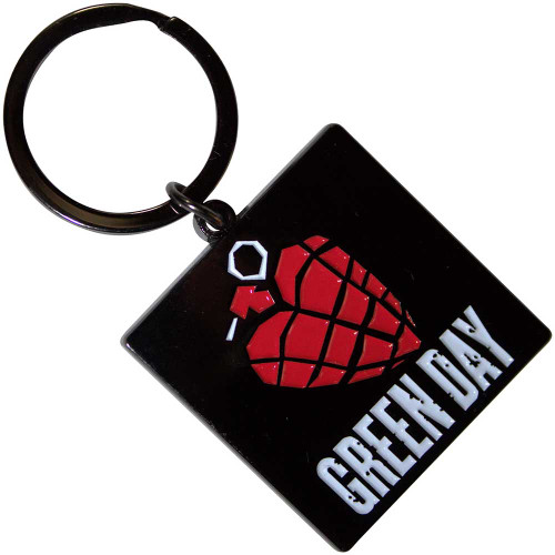 Green Day 'Grenade Logo' Keyring