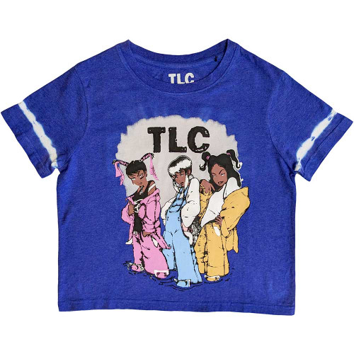 TLC 'Cartoon' (Blue) Crop Top
