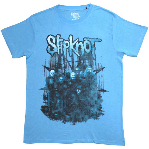 Slipknot 'The End, So Far Band' (Blue) T-Shirt