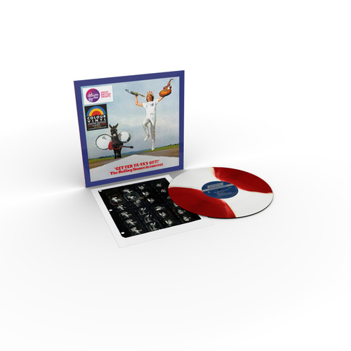 The Rolling Stones 'Get Yer Ya-Ya's Out' LP Red White Vinyl