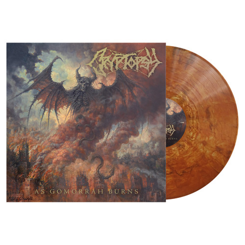 Cryptopsy 'As Gomorrah Burns' LP Copper Vinyl