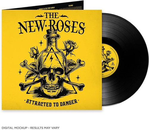 The New Roses 'Attracted To Danger' LP Black Vinyl