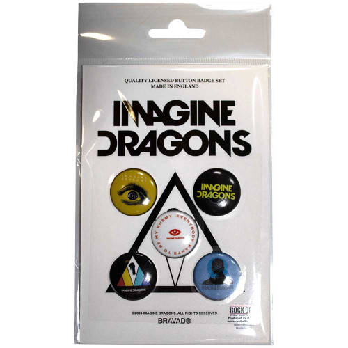 Imagine Dragons 'Enemy' Button Badge Pack