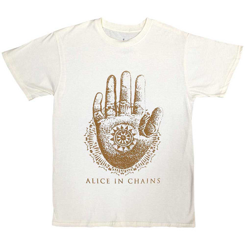 Alice In Chains 'Hand' (Natural) T-Shirt