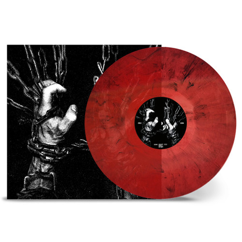 Neckbreakker 'Within The Viscera' LP Transparent Red Black Marble Vinyl