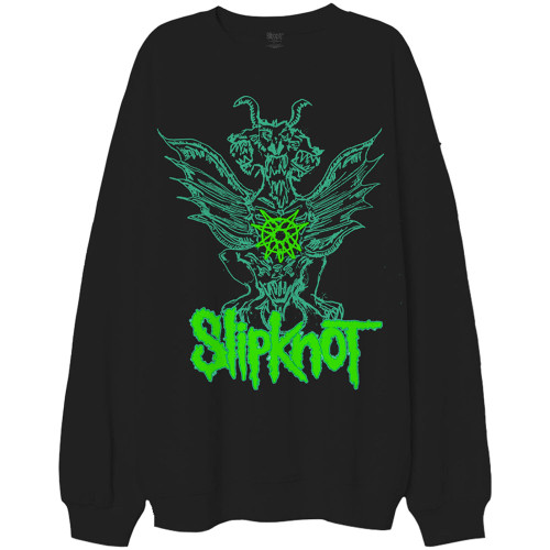 Slipknot 'Green Demon' (Black) Sweatshirt