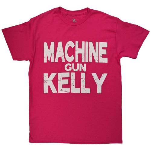 Machine Gun Kelly 'Embers Logo' (Pink) T-Shirt