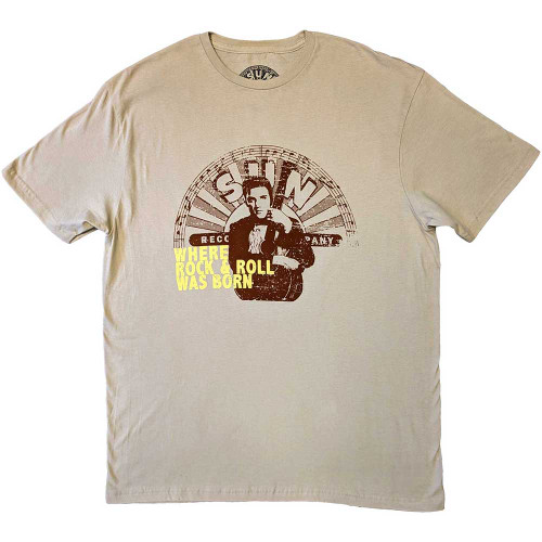 Sun Records 'Elvis Where R&R Was Born' (Sand) T-Shirt