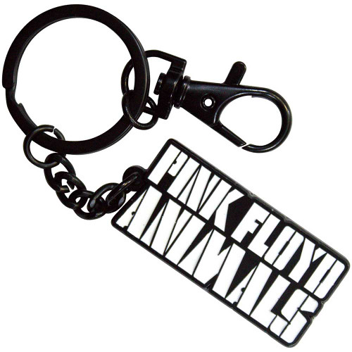 Pink Floyd 'Animals Mono Text Logo' Die Cast Keyring