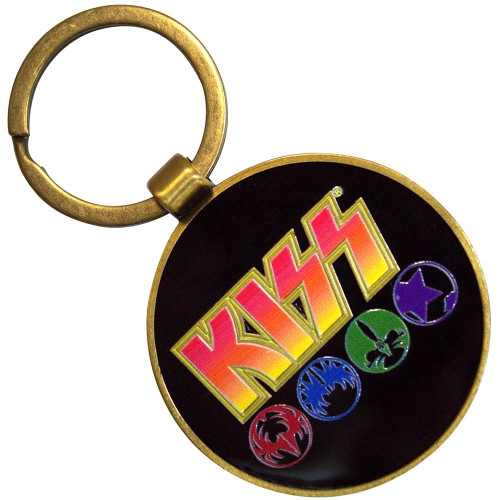 KISS 'Army/Logo & Icons' Die Cast Keyring