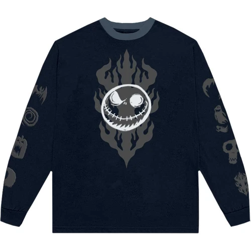 The Nightmare Before Christmas 'Flaming Jack' (Blue) Long Sleeve Shirt