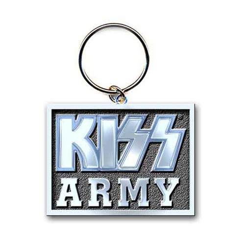 KISS 'Army Block' Die Cast Keyring