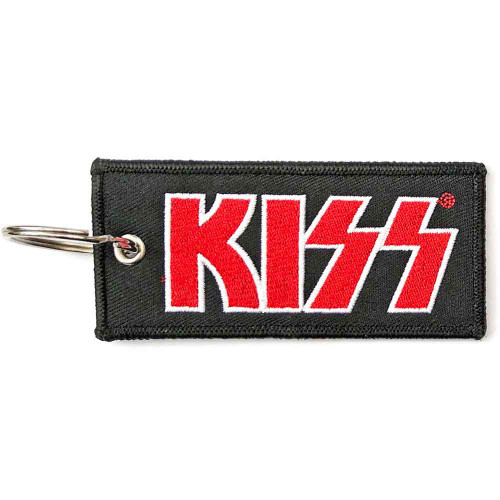 KISS 'Red Logo' Patch Keyring