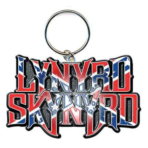 Lynyrd Skynyrd 'Flag Logo' Keyring
