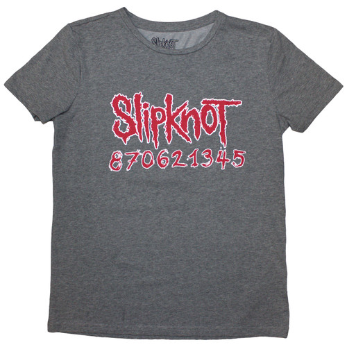 Slipknot 'Don't Ever Judge Me' (Grey) Womens Fitted T-Shirt