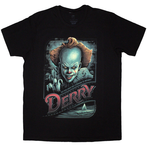 IT 'Pennywise Derry' (Black) T-Shirt