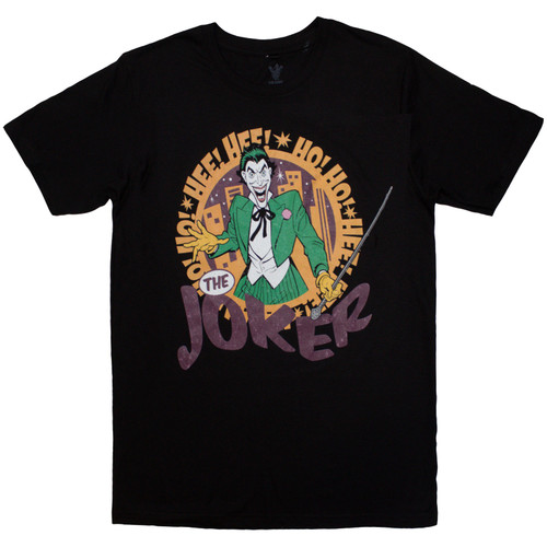 The Joker 'Hee Hee! Joker' (Black) T-Shirt