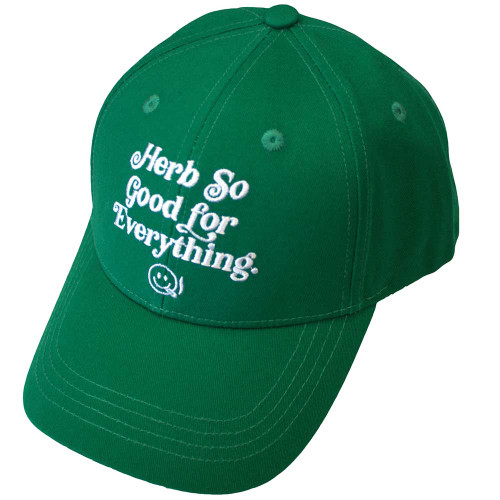 Bob Marley 'Herb So Good' (Green) Baseball Cap