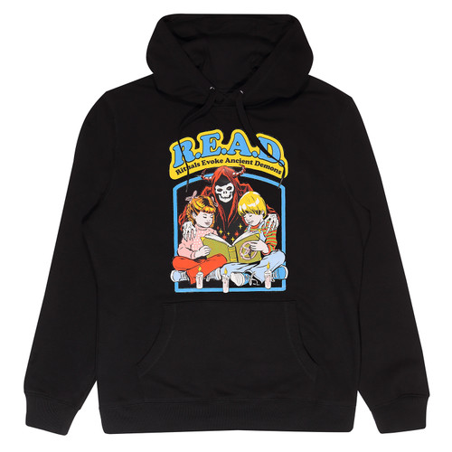 Steven Rhodes 'Read' (Black) Pull Over Hoodie