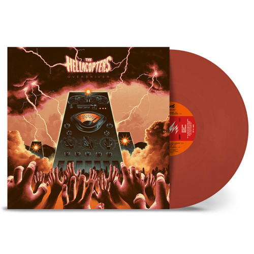 The Hellacopters 'Overdriver' LP Brick Red Vinyl + poster