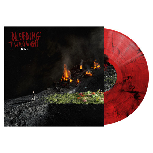 Bleeding Through 'NINE' LP Red with Black Smoke Vinyl