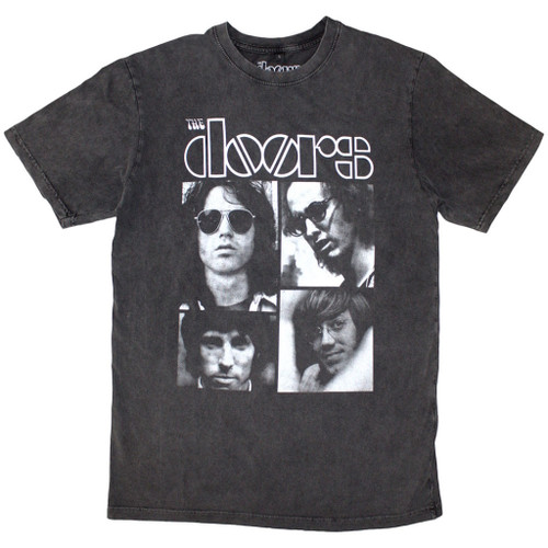 The Doors 'Squares' (Stone Wash) Limited Edition T-Shirt
