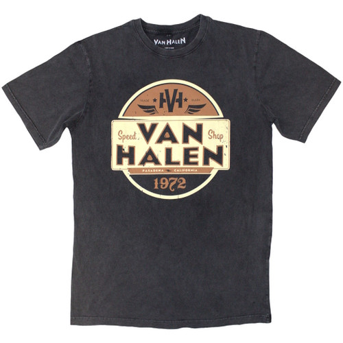 Van Halen 'Speed Shop' (Stone Wash) Limited Edition T-Shirt