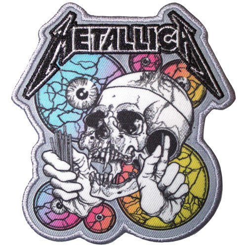 Metallica 'The Shortest Straw Multicolored Eyes' (Iron On) Patch