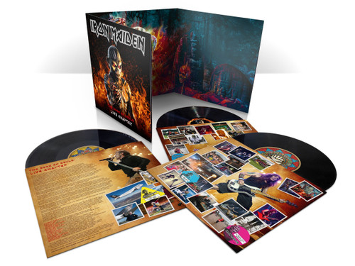 Iron Maiden 'The Book Of Souls: Live Chapter' 3LP Black Vinyl