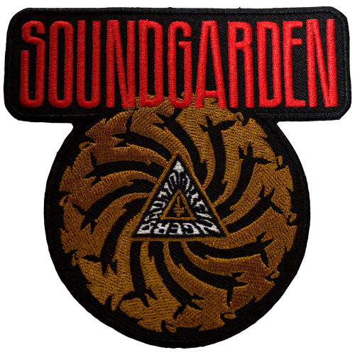 Soundgarden 'Logo Swirl B&W' (Iron On) Patch | Eyesore Merch