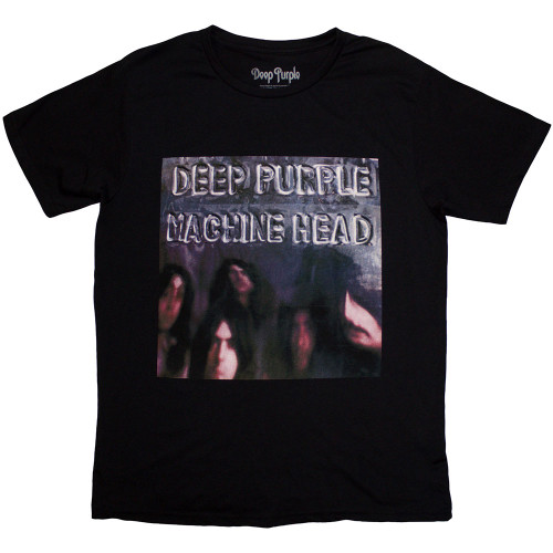 Deep Purple 'Machine Head Album Cover' (Black) T-Shirt