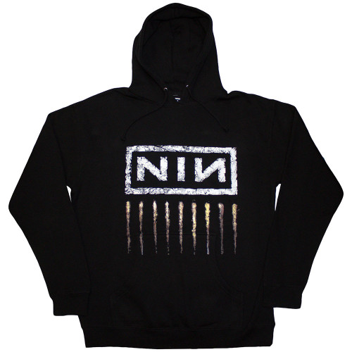 Nine Inch Nails 'Downward Spiral' (Black) Pull Over Hoodie