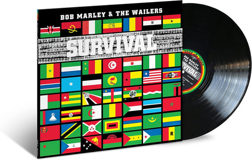 Bob Marley 'Survival' LP Black Numbered Jamaican Pressing Vinyl