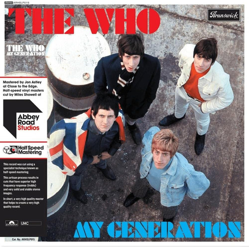 The Who 'My Generation' LP Half Speed Master Black Vinyl
