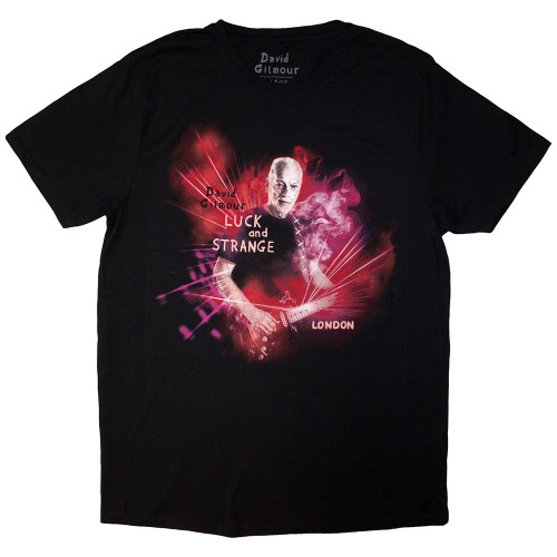 David Gilmour 'Luck & Strange London' (Black) T-Shirt