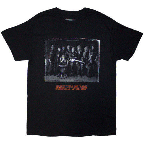 Bruce Springsteen 'Tour '24 E-Street Photo' (Black) T-Shirt