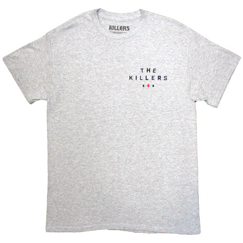 The Killers 'Tour '24 Roulette Wheel' (Grey) T-Shirt