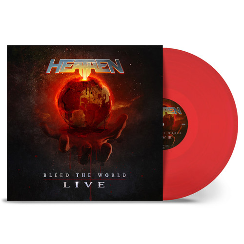 Heathen 'Bleed The World: Live' LP Transparent Red Vinyl