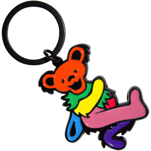 Grateful Dead 'Pink Body Dancing Bear' Keyring